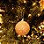 Bola com Arabesco e Glitter Nude 8 cm (Bolas) - 6 Peças - Imagem 3