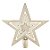 Estrela com Glitter Nude 20 cm - Imagem 2