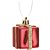 Linha Coordenada - Presente Dourado Vermelho e Ouro (5cm) 06 Un - Imagem 1