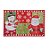 Tapete de Natal Noel e Boneco de Neve Vermelho e Verde 50X70cm - 2 Un - Imagem 1