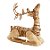 Rena de Natal Decorativa Sentada Natural 45cm - Imagem 1