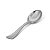 Mini Colher Plástico Inox - 30 Un - Imagem 2