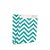 Saquinho para Lanche Missoni Turquesa Médio 10x10,5x4 - 50 Un - Imagem 2