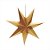 Estrela de 7 Pontas Decorada Ouro 70 cm (Origami) - Imagem 1
