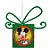 Disney - Presente Mickey Verde (11,5x11cm) 04 Un - Imagem 1