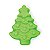 Kitchenware - Forma de Silicone Pinheiro Verde - 3 un - Imagem 1