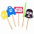 Enfeite Decorativo no Palito Star Wars M - 05 Un - Imagem 1