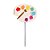 Festa das Cores - Pick Decorativo Paleta 12 Un - Imagem 1