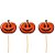 Kit Palito Halloween Abóbora - 03 Un - Imagem 1