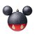 Bola Mickey e Vermelho 10 cm - Imagem 2