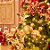 Natal Disney - Bola Lisa e Glitter Ouro 10cm - 2 Un - Imagem 4
