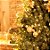 Natal Disney - Bola Lisa e Glitter Ouro 8cm - 4 Un - Imagem 5