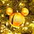 Natal Disney - Bola Pluto e Mickey Laranja / Preto 10cm - 2 Un - Imagem 3