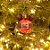 Natal Disney - Bola Roupa Mickey Vermelho 6cm - 6 Un - Imagem 3