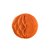 Enfeite de Papel Globo Colméia Laranja 8cm - 3 Un - Imagem 2