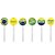 Brasil - Pick Decorativo 12 Un - Imagem 1