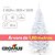Árvore de Natal Portobelo Branco Base Plástica 1,80m com 645 Hastes - Imagem 1