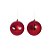 Bola de Natal Spiderman Vermelho 10cm (Avengers) - 4 Peças - Imagem 1