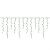 Cascata com 200 Leds Branco Cordão Verde 70x3,40m 120v - Imagem 1