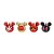 Natal Disney - Bola Acessórios Mickey e Minnie 6cm - 6 Un - Imagem 1