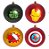 Bola de Natal Avengers Colorido 6cm - 6 Un - Imagem 1