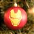 Bola de Natal Avengers Colorido 8cm - 4 Un - Imagem 2