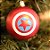 Bola de Natal Avengers Colorido 8cm - 4 Un - Imagem 3