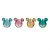 Bola Glitter 6 Multicolorida 6 cm - 6 Un - Imagem 1