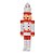 Enfeite Boneco de Chumbo Branca - Imagem 1