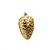 Enfeite Formato Pinha Ouro 10 cm - Imagem 1
