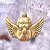 Enfeite para Pendurar Anjo Ouro - 3 Un - Imagem 1