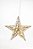 Estrela Glitter 20 Leds Ouro 30 cm - Imagem 1
