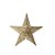 Estrela Glitter Ouro Tamanho G - Imagem 1