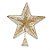 Estrela Metal Ouro 35cm (Ponteiras para Árvores) - Imagem 1