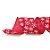 Fita de Natal Floco de Neve Vermelho e Branco 6,3cm - 1 Un - Imagem 1