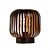 Lanterna Decorativa de Metal Oval - Imagem 1