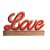Luminoso Love com 1 Led Marrom e Vermelho 2 AA - Imagem 1