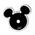 Natal Disney - Saia Árvore Mickey Preto e Branco 100cm - Imagem 1