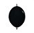 Balão Látex Fashion Preto Lol 12'' / 30cm - 50 Un - Imagem 1