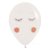 Balão Látex Impressão 2 Lados Fashion Carinha Unicórnio 12" / 30cm - 12 Un - Imagem 1