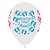 Balão Látex Impressão 360 Fashion Menino ou Menina 12" / 30cm - 12 Un - Imagem 1