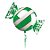 Balão Metalizado Candy Premium Verde 18" / 45cm - Imagem 2