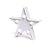 Luminoso Estrela com Led Branco - Imagem 1