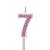 Vela Mini n° 7 Puro Glitter Rosa - Imagem 2