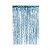 Cortina Decorativa Metalizada Azul - Imagem 1