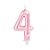 Cromus - Vela n° 4 Perolizada Pink - 1 unidade - Imagem 1