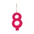 Cromus - Vela n° 8 Colorido Rosa - 1 unidade - Imagem 1
