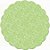 Tapetinho para Doces Renda Francesa Verde Citrico 7 cm - 100 Un - Imagem 1