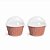 Kit Forminhas Cupcake com Tampa xadrez Vermelho 4,5 x 6 cm - 20 Un - Imagem 1