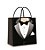 Sacola Noivinho Mini 10,5x9,5x4 5 - Imagem 1